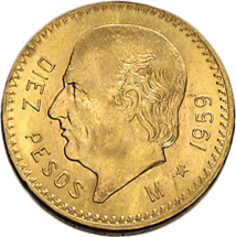 10 Mexikanische Peso Centenario Gold