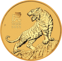 10 Unze Gold Lunar III Tiger 2022