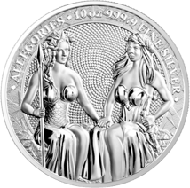 10 Unze Silber Austria und Germania 2021 (Auflage: 250)