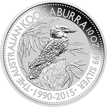 10 Unze Silber Kookaburra 2015