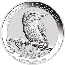 10 Unze Silber Kookaburra 2021