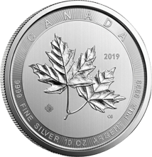 10 Unze Silber Maple Leaf 2019