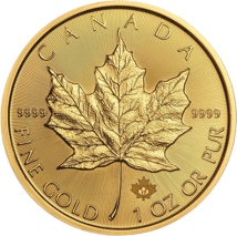 10 x 1 Unze Gold Maple Leaf 2017