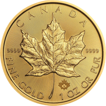 10 x 1 Unze Gold Maple Leaf 2022