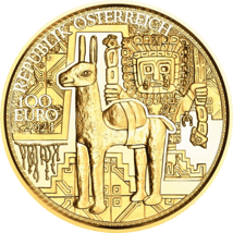 100 Euro Goldmünze Goldschatz der Inkas 2021 PP (Auflage: 20.000 | Polierte Platte)