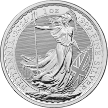 100 x 1 Unze Silber Britannia 2026