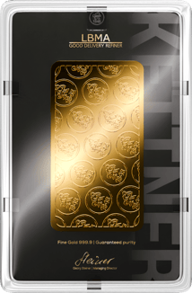 100g Goldbarren Heimerle und Meule (Kettner Edelmetalle)