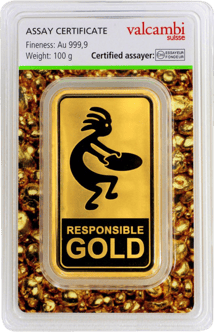 100g Goldbarren Responsible-Gold (Auropelli)