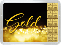 10g Goldbarren "Gold statt Geld" Combibarren (Valcambi)