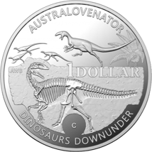 11,66g Silber Australovenator 2022 PP (Auflage 5.000)