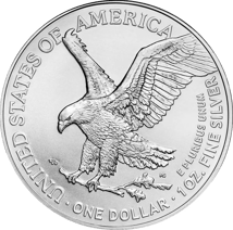 120 x 1 Unze Silber American Eagle 2025
