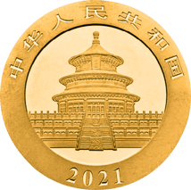 15g Gold China Panda 2021