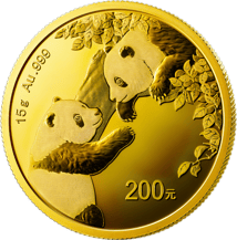 15g Gold China Panda 2023
