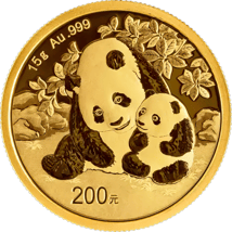 15g Gold China Panda 2024