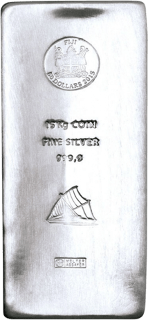 15kg Silber Fiji Münzbarren (Argor Heraeus)