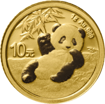 1g Gold China Panda 2020