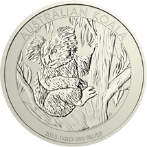 1kg Koala 2013, Silber Australien