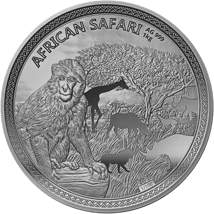 1kg Silber African Safari Affe 2020 AF (Auflage: 100)