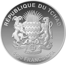 1kg Silber African Safari Leopard 2019 (Auflage: 100 | Polierte Platte | Zertifikat Nr. 100)