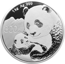 1kg Silber China Panda 2019 PP (Polierte Platte | Auflage: 20.000)