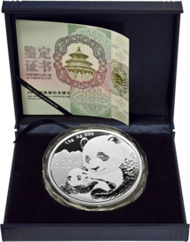 1kg Silber China Panda 2020 PP (Polierte Platte | Auflage: 20.000)