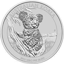 1kg Silber Koala 2015