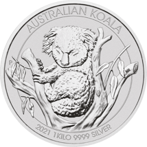 1kg Silber Koala 2021