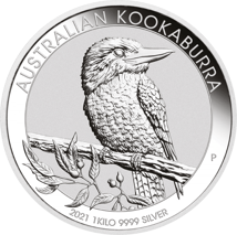 1kg Silber Kookaburra 2021