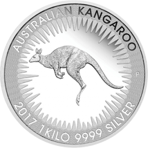 1kg Silber Känguru Nugget 2017 PP (Auflage: 300)