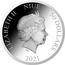 1kg Silber Ocean Five Delfin 2021 (Auflage: 100 | Polierte Platte | Zertifikat Nr. 100)