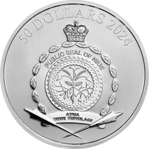 1kg Silber Ocean Five Orca 2024 (Auflage: 100 | Polierte Platte | Zertifikat Nr. 100)