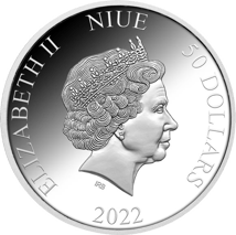 1kg Silber Ocean Five Schildkröte 2022 (Auflage: 100 | Polierte Platte | Zertifikat Nr. 100)