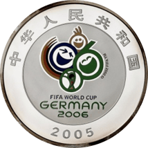 1kg Silbermünze Fußball WM 2006 PP (Auflage: 3.000 | Polierte Platte | coloriert)