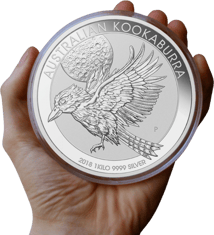 1kg Silbermünze Kookaburra 2018