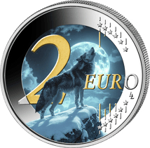 2 Euro Wolf (Auflage: 500)