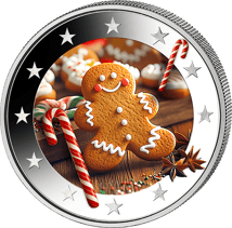 2 Euro Lebkuchenmännchen (Auflage: 500)