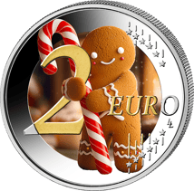 2 Euro Lebkuchenmännchen (Auflage: 500)