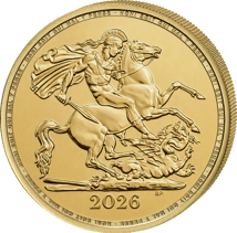2 Pfund Goldmünze Sovereign Charles III. 2026