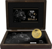2 Unze Gold African Safari II Leopard 2023 PP (Auflage: 50 | Polierte Platte | Zertifikat Nr. 50)