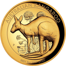 2 Unze Gold Känguru 2021 High Relief PP (Auflage: 200 | Polierte Platte)