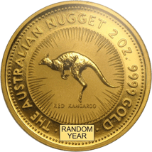2 Unze Gold Känguru Nugget