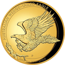 2 Unze Gold Wedge Tailed Eagle 2014 PP (High Relief)