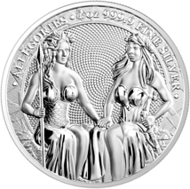 2 Unze Silber Austria und Germania 2021 (Auflage: 2.500)
