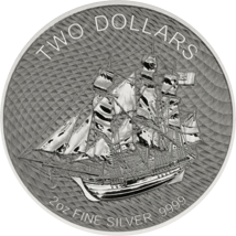 2 Unze Silber Cook Islands 2020