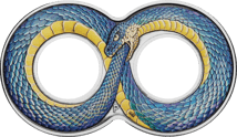2 Unze Silber Ouroboros 2022 AF (Auflage: 2.000 | Antik Finish)