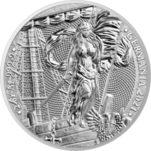2 Unze Silber Germania 2021 (Auflage: 2.500)