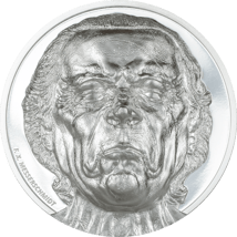 2 Unze Silber Striking Heads The Vexed Man 2023 (Auflage: 999 | High Relief | Polierte Platte)