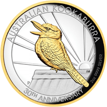 2 Unze Silber Kookaburra 2020 PP (Auflage:1.000 | Polierte Platte | High Relief)