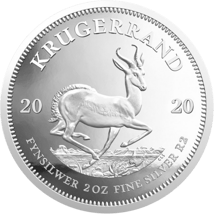 2 Unze Silber Krügerrand 2020 PP (Auflage: 10.000 | inkl. Etui)