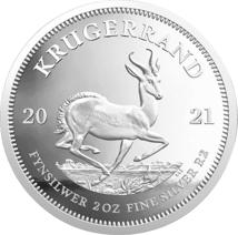 2 Unze Silber Krügerrand 2021 PP (Auflage: 10.000 | Polierte Platte)